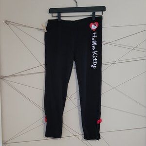 Black Hello Kitty Juniors Leggings